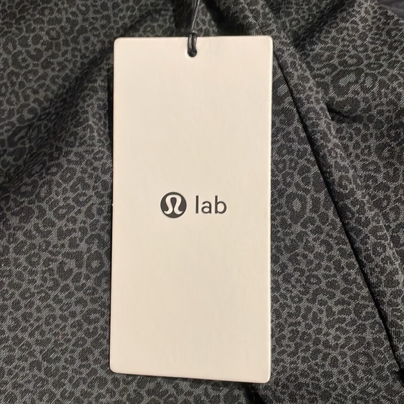 NWT Lululemon LAB Double-Knit Jacquard Half Zip in Leopardo Jacquard Grey - Picture 11 of 12